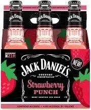 Jack Daniels Country Cocktails Strawberry Punch