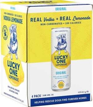 Lucky One Vodka Lemonade Original (4-Pack) Cans