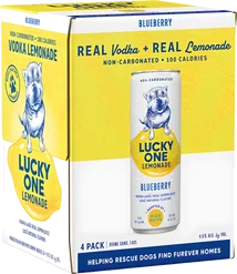 Lucky One Vodka Lemonade Blueberry (4-Pack) Cans