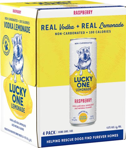 Lucky One Vodka Lemonade Raspberry (4-Pack) Cans