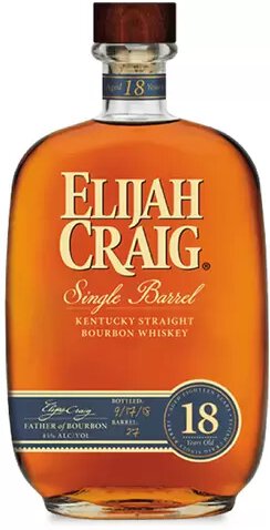 Elijah Craig 18 Years Single Barrel