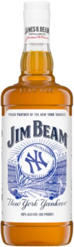 Jim Beam White Label Yankees Edition Kentucky Bourbon