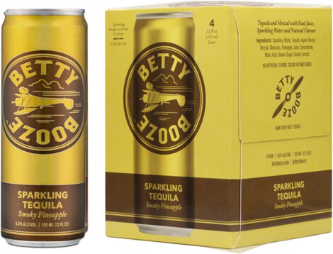 Betty Booze Sparkling Tequila Smoky Pineapple