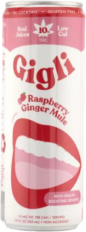 Gigli Raspberry Ginger Mule 10mg THC