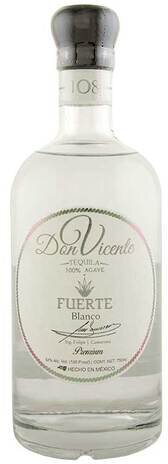 Don Vicente Tequila Blanco Fuerte 108 Proof
