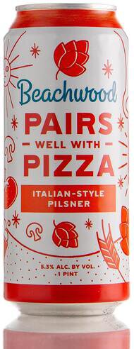 Beachwood Pairs Well With Pizza Italian Pils