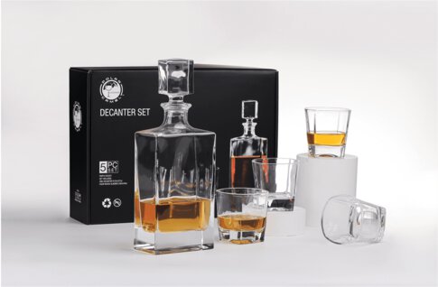 Polar Camel 5 Piece Decanter Set