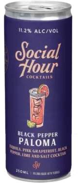 Social Hour Cocktails Black Pepper Paloma