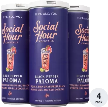 Social Hour Cocktails Black Pepper Paloma