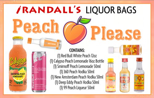 Liquor Bag - Peach Please