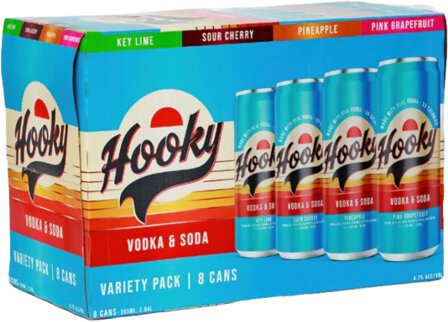 Hooky Vodka Soda Variety
