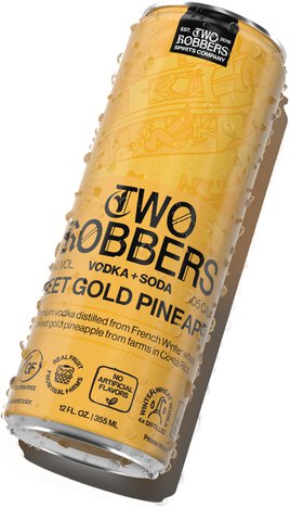 Two Robbers Vodka Soda Sweet Gold Pineapple