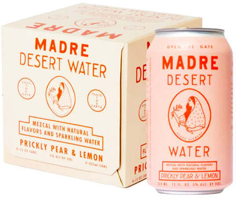 Madre Desert Water Prickly Pear & Lemon Mezcal Cocktail