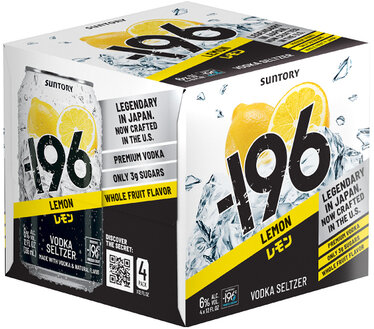 Suntory 196 Lemon Vodka Seltzer 12OZ - Ramirez Liquor, Los Angeles, CA