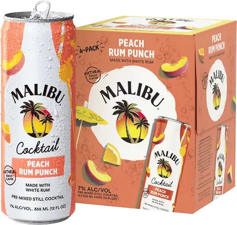 Malibu Cocktail Peach Rum Punch