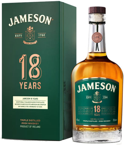 Jameson 18 Year Old Blended Irish Whiskey