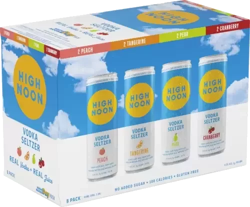 High Noon Day 8 Pack Real Vodka Real Juise Varity