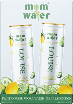 Mom Water 'Louise' Citrus Cucumber Vodka Water
