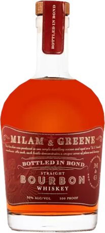 Milam & Greene Bottled In Bond Straight Bourbon Whiskey 100 Proof