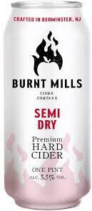 BURNT MILLS SEMI DRY 4PK CANS