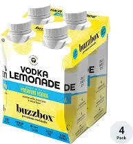 BUZZBOX VODKA LEMONADE 4PKS