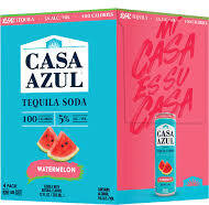 CASA AZUL TEQUILA SODA WATERMELON 4PK