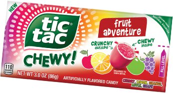 Tic Tac Chewey Fruit Adventure King Size Bag