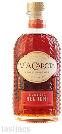 Via Carota Craft Cocktails Classic Negroni