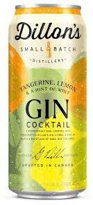 DILLONS TANGERINE & LEMON GIN 4PK CANS