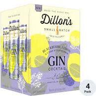 DILLONS BLACKBERRY GIN 4PK CAN