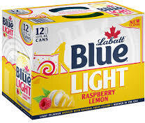 LABATT BLUE LIGHT RASPBERRY LEMON