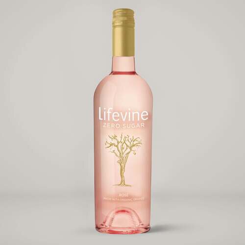 Lifevine Rose Organic Zero Sugar Sauvignon Blanc Chardonnay Syrah