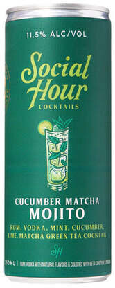 Social Hour Cocktails Cucumber Matcha Mojito