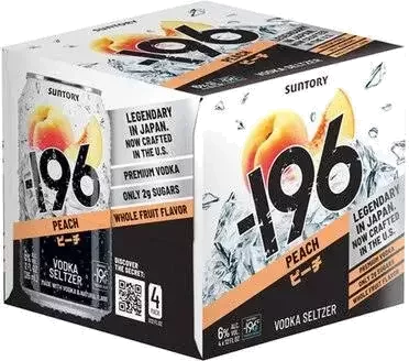 196 Peach Vodka Seltzer