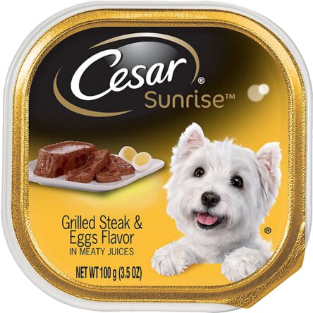 Cesar Sunrise Tm Grilled Steak & Eggs Flavor In Meaty Juices
