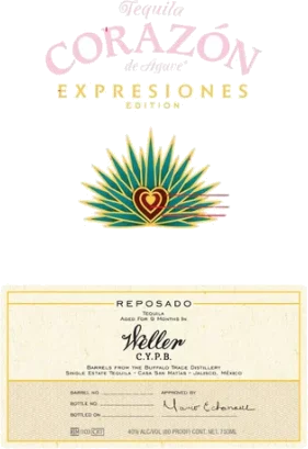 Corazon Expresiones Reposado Tequila Weller CYPB