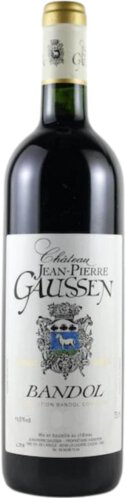 Jean Pierre Gaussen Bandol Rouge Longue Garde