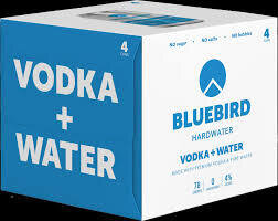 Bluebird Hardwater Vodka + Water