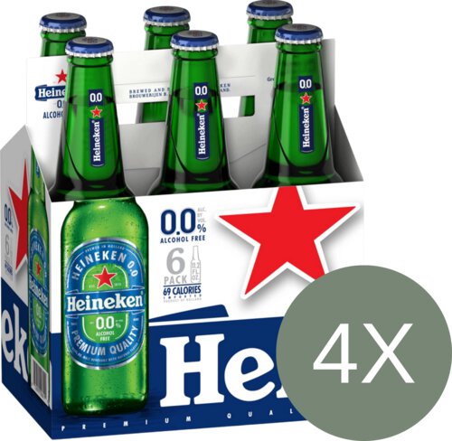 Heineken Non-alcoholic Beer Bottle