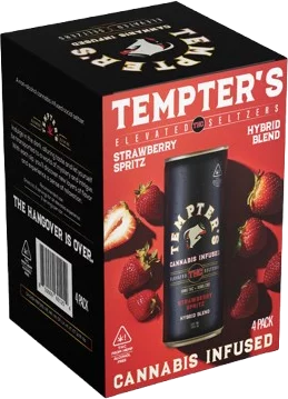 TEMPTERS STRAWBERRY THC+CBD 4CN