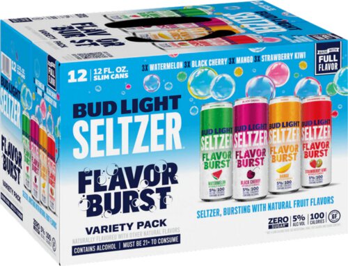Bud Light Hard Seltzer Flavor Burst Variety Pack Can