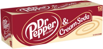 Dr Pepper Cream Soda - 12pk/12 Fl Oz Cans