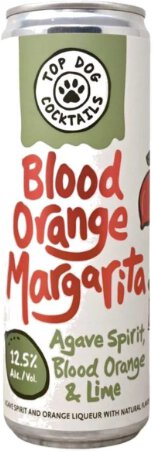 Top Dog Blood Orange Margarita 4pk 12oz Can