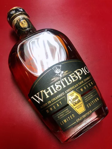 Whistlepig X Liquid Death Gravestock Wheat Whiskey