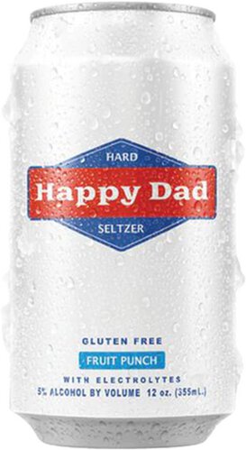 Happy Dad Hard Seltzer Fruit Punch