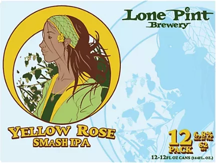 Lone Pint Yellow Rose