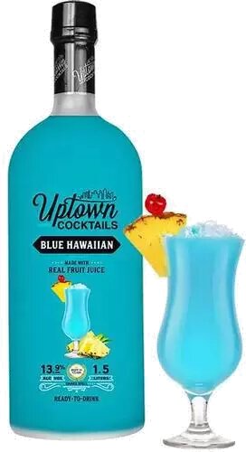 Uptown Cocktails Blue Hawaiian