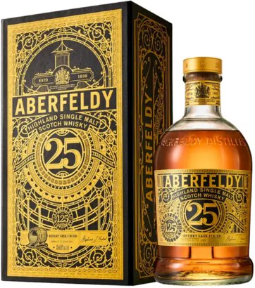 Aberfeldy 25 Year Sherry Cask Finish 125th Anniversary Single Malt Scotch