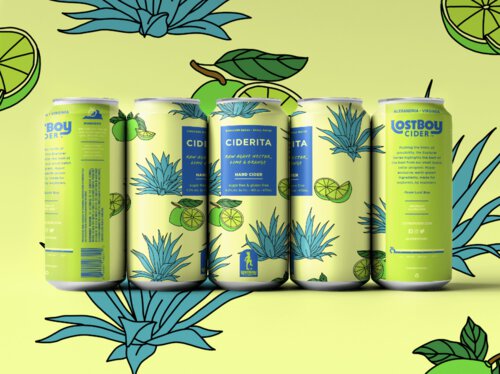 Lost Boy Cider Ciderita Margarita Cider 16oz 4pk Cans