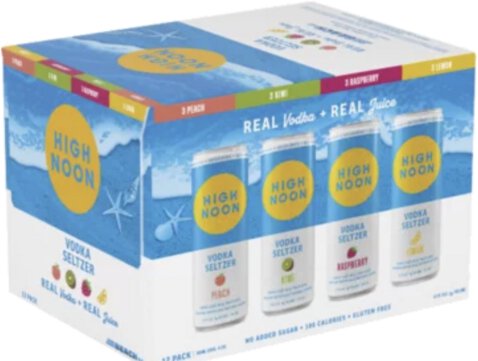 High Noon Vodka & Soda Beach Variety 12 Pack
